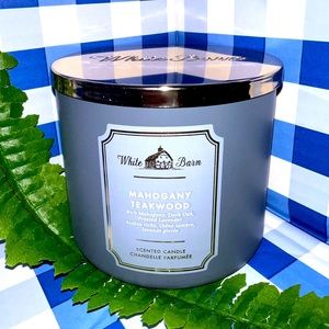 🕯️2/$35🕯️ BATH & BODY WORKS 3-wick candle - mahogany teakwood- NEW